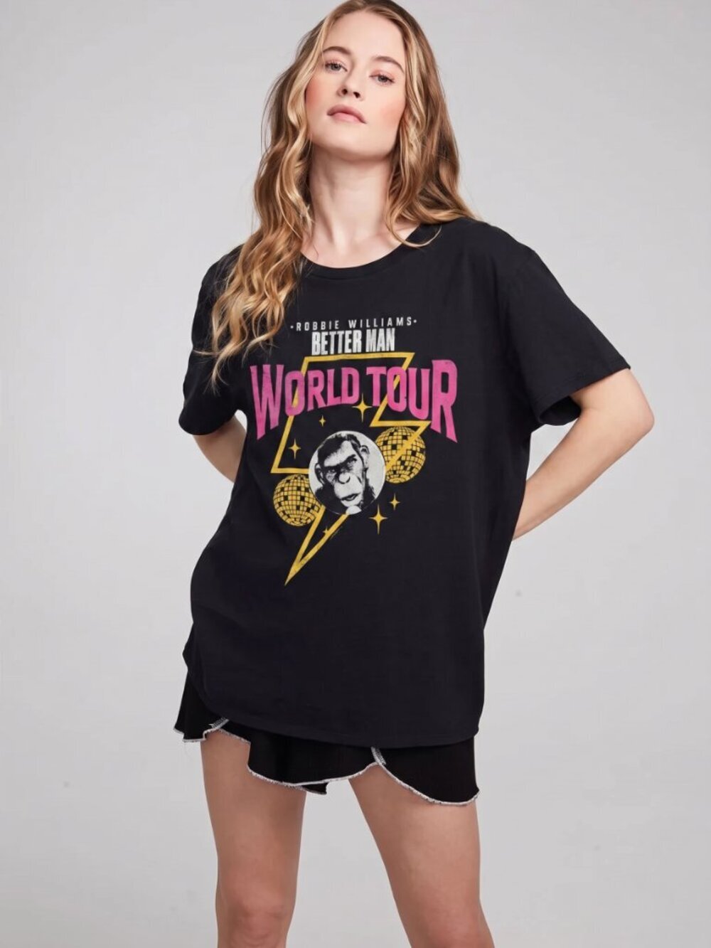 Womens  Robbie Williams  band TShirt (SMALL)